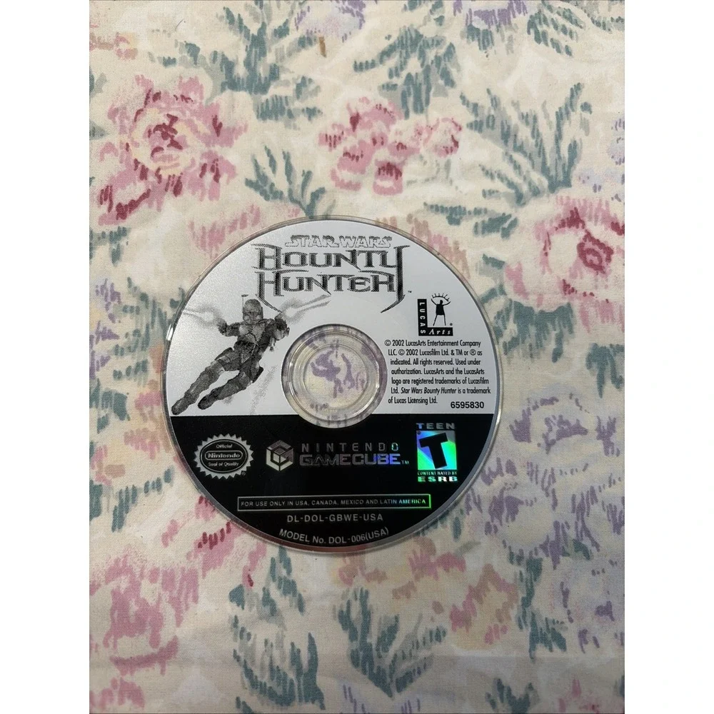 Star Wars Bounty Hunter Nintendo GameCube - Disc Only Tested - Nice Disc Cond.